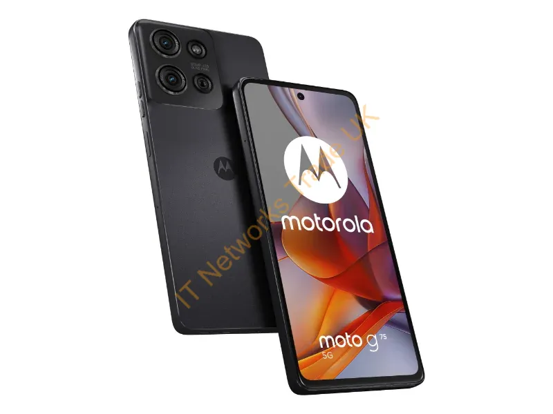 PB3Y0021GB - Motorola moto G75 5G 17.2 cm (6.78") Hybrid Dual SIM Android 14 USB Type-C 8 GB 128 GB 5000 mAh Grey