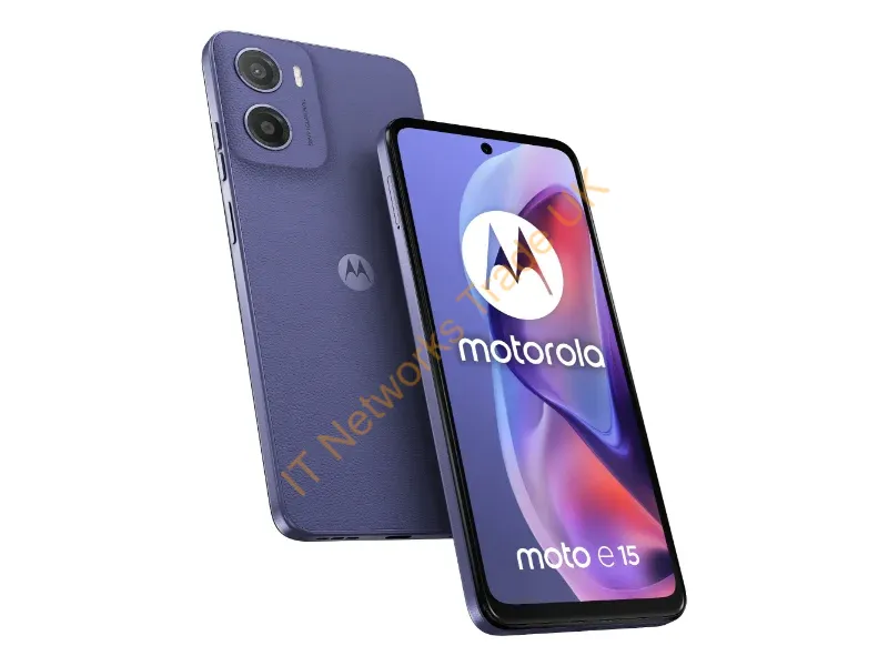 PB6S0007GB - Motorola moto e15 16.9 cm (6.67") Dual SIM Android 14 Go edition 4G USB Type-C 2 GB 64 GB 5200 mAh Lavender