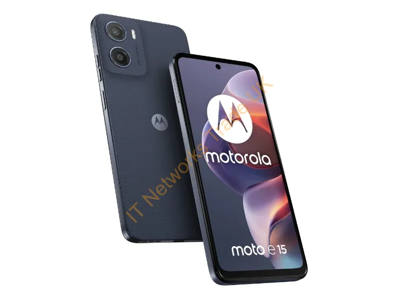 PB6S0012GB - Motorola moto e15 16.9 cm (6.67") Dual SIM Android 14 Go edition 4G USB Type-C 2 GB 64 GB 5200 mAh Blue
