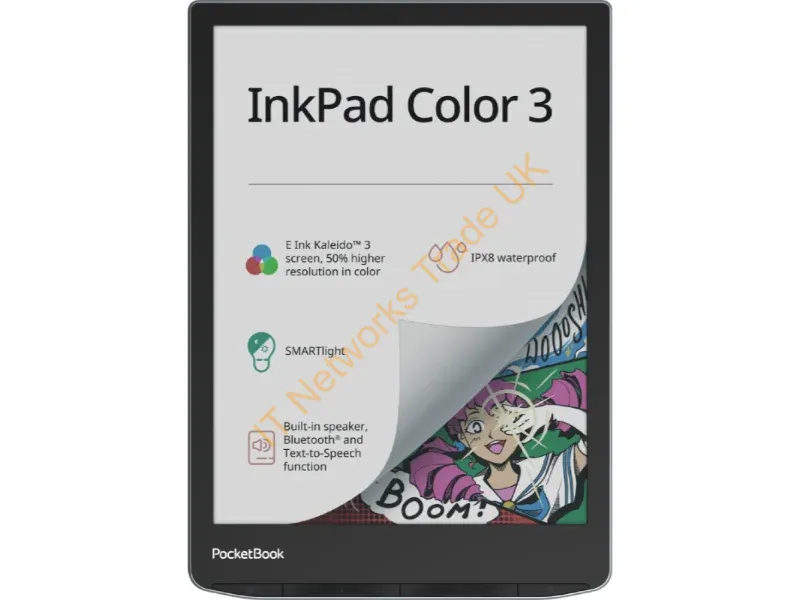 PB743K3-1-WW - PocketBook InkPad Color 3 e-book reader Touchscreen 32 GB Wi-Fi Black, Grey