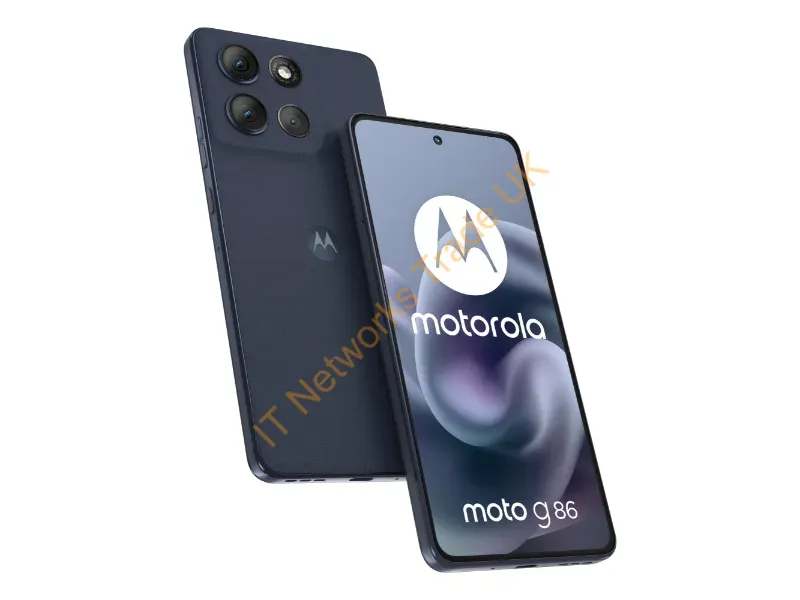 PB7L0086SE - Motorola moto g86 5G 16.9 cm (6.67") Dual SIM Android 15 USB Type-C 8 GB 256 GB 5200 mAh Dark Blue