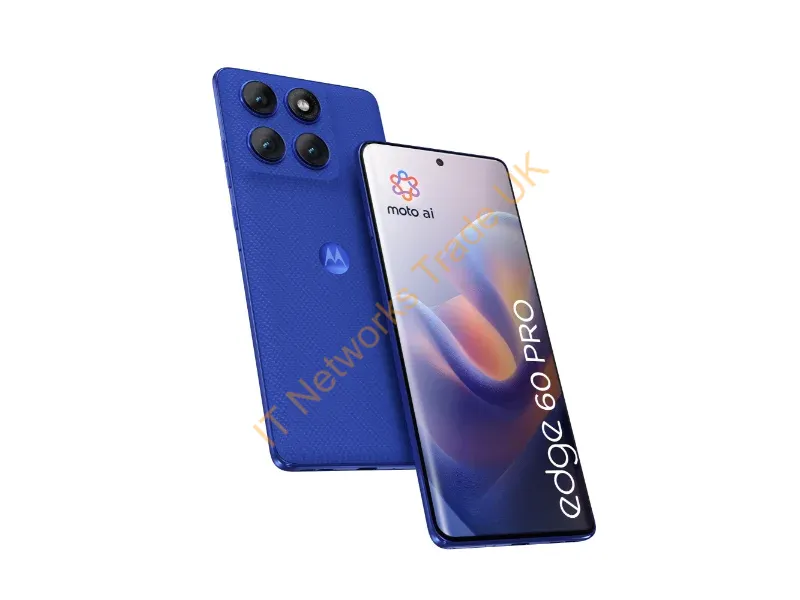 PB7X0004GB - Motorola edge 60 pro 16.9 cm (6.67") Dual SIM Android 15 5G USB Type-C 12 GB 512 GB 6000 mAh Blue