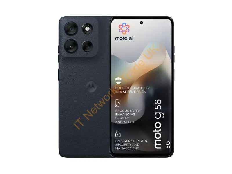 PB7Y0069SE - Motorola moto g56 5G 17.1 cm (6.72") Hybrid Dual SIM Android 15 USB Type-C 8 GB 256 GB 5200 mAh Black