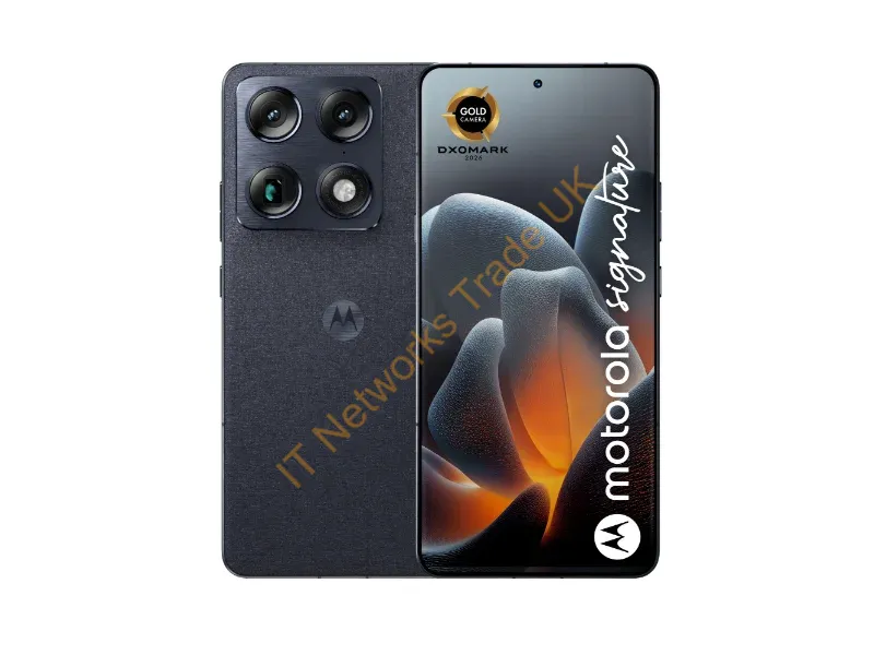 PBAB0000GB - Motorola signature 17.2 cm (6.78") Dual SIM Android 16.0 5G USB Type-C 16 GB 512 GB 5200 mAh Dark Blue