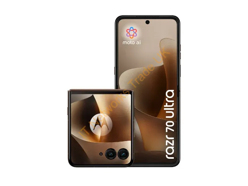 PBB20012GB - Motorola razr 70 ultra 17.7 cm (6.96") Dual SIM Android 16.0 5G USB Type-C 16 GB 512 GB 5000 mAh Wood
