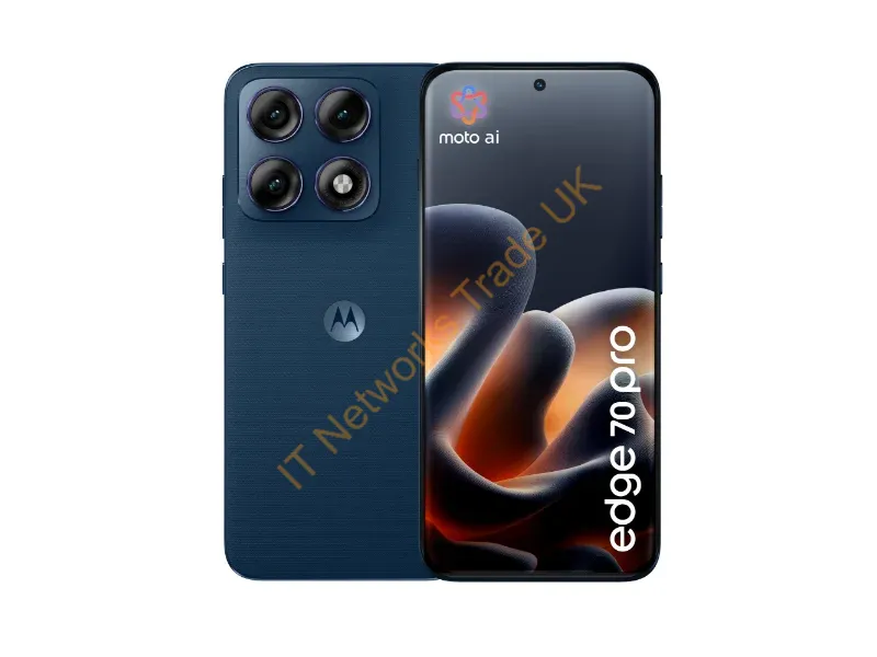 PBC20000GB - Motorola edge 70 pro 17.2 cm (6.78") Dual SIM Android 16.0 5G USB Type-C 12 GB 512 GB 6500 mAh Dark Blue