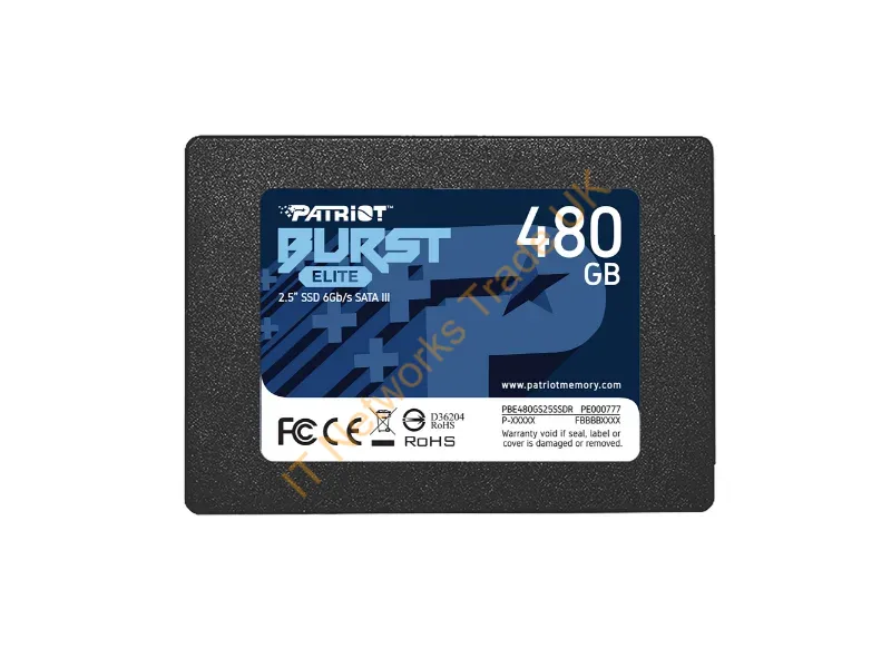 PBE480GS25SSDR - Patriot Memory Burst Elite 480 Gb 2.5" Serial Ata Iii
