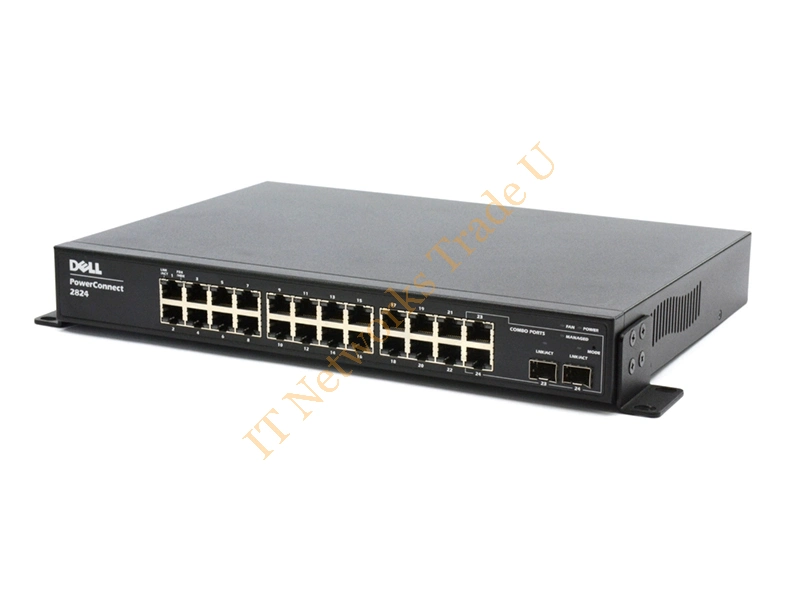 PC2824 Dell PowerConnect 2824 24-Ports 10/100/1000Base-T Managed Network Switch