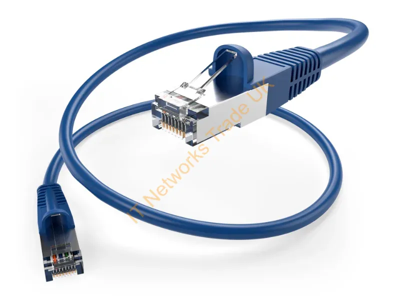 PC6-100F-BLU-SH-S - Unc Group 100Ft Blue Cat6 Shielded Patch Cable