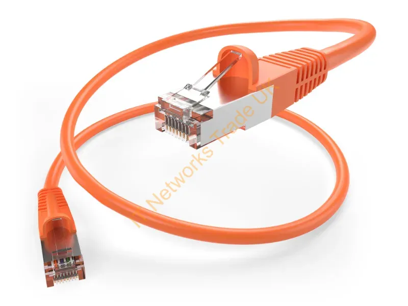 PC6-100F-ORG-SH-S - Unc Group 100Ft Cat6 Shielded Patch Cable Stp Orange