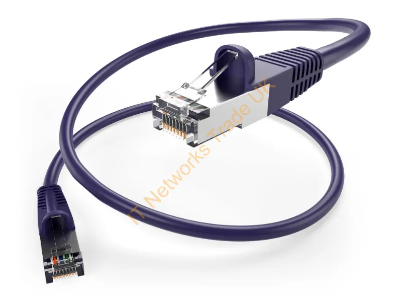 PC6-100F-PUR-SHS - Unc Group 100Ft Cat6 Patch Cable Shielded Purple