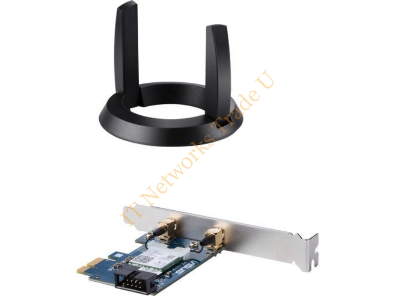 PCE-AC58BT Asus PCE-AC58BT AC2100 Dual-Band Bluetooth 5.0 PCI-Express 160MHz Wi-Fi Adapter Wireless Accessory