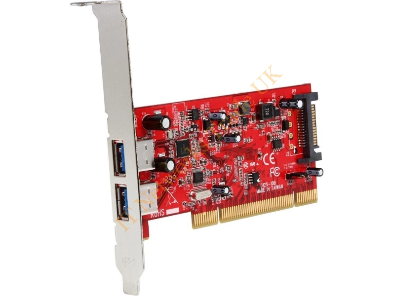 PCI220USBLP StarTech OneConnect 3 Port PCI Low Profile HIGH SPEED USB 2.0 Network Adapter Card USB Adapter 3 Ports