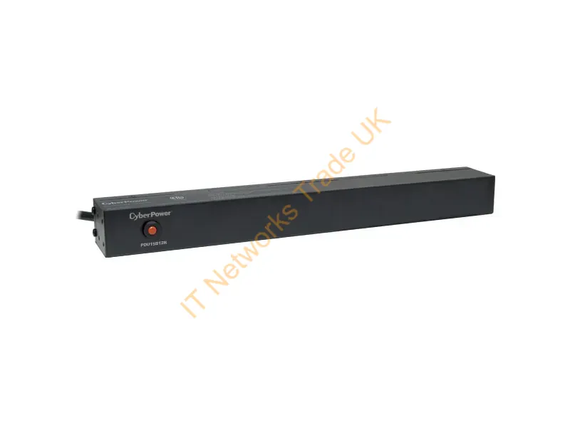 PDU15B12R - Cyberpower Pdu15B12R Power Distribution Unit (Pdu) 12 Ac Outlet(S) 1U Black