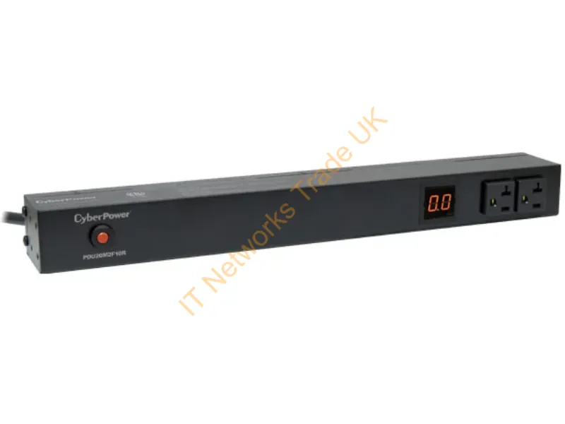 PDU20M2F8R - Cyberpower Pdu20M2F8R Power Distribution Unit (Pdu) 10 Ac Outlet(S) 1U Black