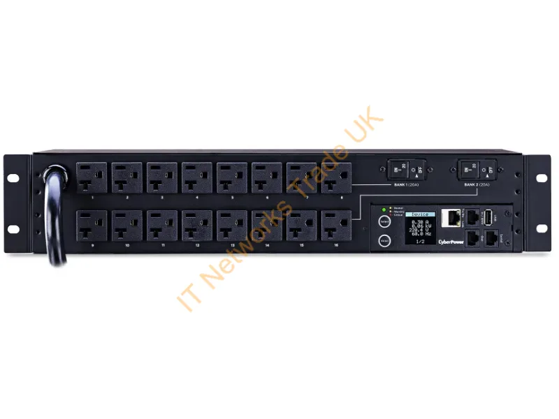 PDU31003 - Cyberpower Pdu31003 Power Distribution Unit (Pdu) 16 Ac Outlet(S) 2U Black