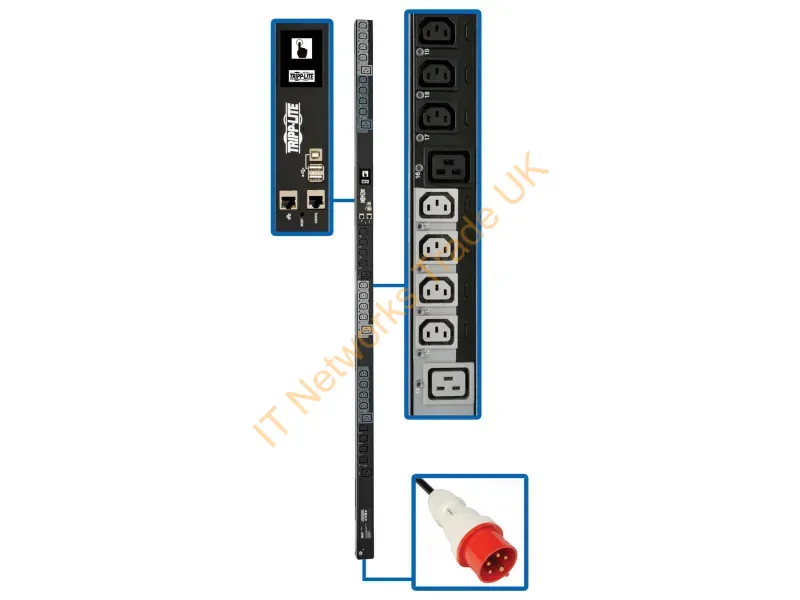 PDU3XEVSR6G20 - Tripp Lite Pdu3Xevsr6G20 Power Distribution Unit (Pdu) 30 Ac Outlet(S) 0U Black