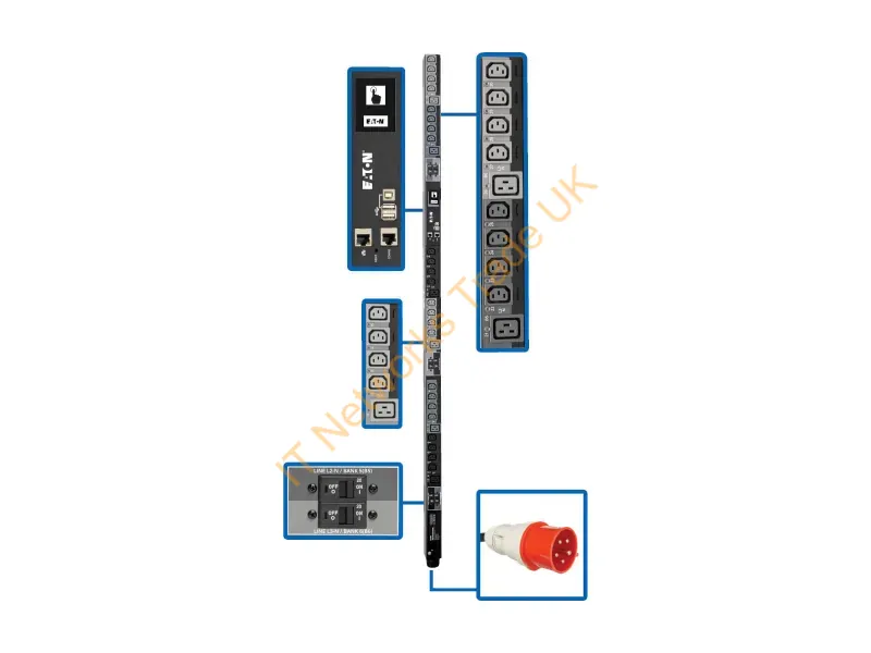 PDU3XEVSR6G32B - Tripp Lite Pdu3Xevsr6G32B Power Distribution Unit (Pdu) 30 Ac Outlet(S) 0U Black