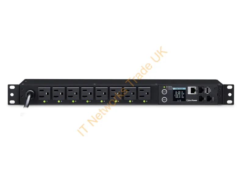 PDU41001 - Cyberpower Pdu41001 Power Distribution Unit (Pdu) 8 Ac Outlet(S) 1U Black