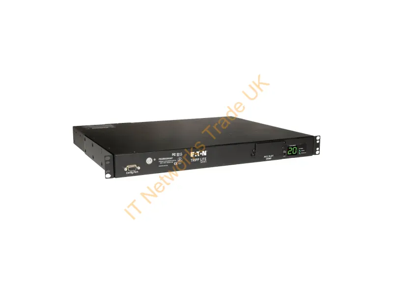 PDUMH20HVAT - Tripp Lite 3.2-3.8kW Single-Phase ATS/Metered PDU, 200-240V (8 C13 & 2 C19), 2 C20, 3.66 m Cord, 1U Rack-Mount