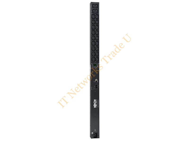 PDUMNV20HV2 - Tripp Lite 3.2-3.8kW Single-Phase Monitored PDU, 200-240V Outlets (18-C13 & 2-C19), C20/L6-20P, 0U Vertical, 35.5 in.