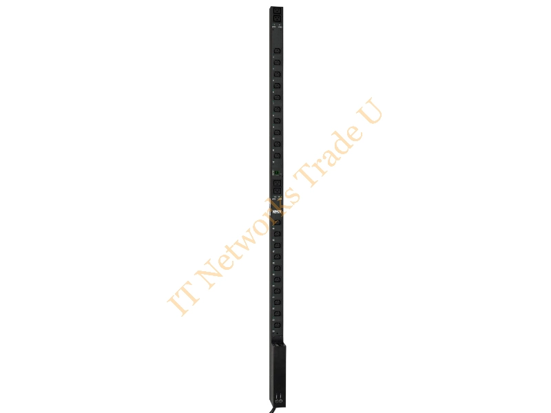 PDUMV32HVNET - Tripp Lite 7.4kW Single-Phase Switched PDU, 230V Outlets (20 C13, 4 C19), IEC309 32A Blue, 3.05 m Cord, 0U Vertical