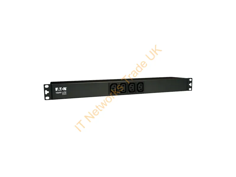 PDUNV - Tripp Lite 1.6/3.8kW Single-Phase 100â€“240V Basic PDU, 14 Outlets (12 C13 & 2 C19), C20 w/5 Adapters, 3.05 m (10-ft.) Cord, 1U Rack-Mount