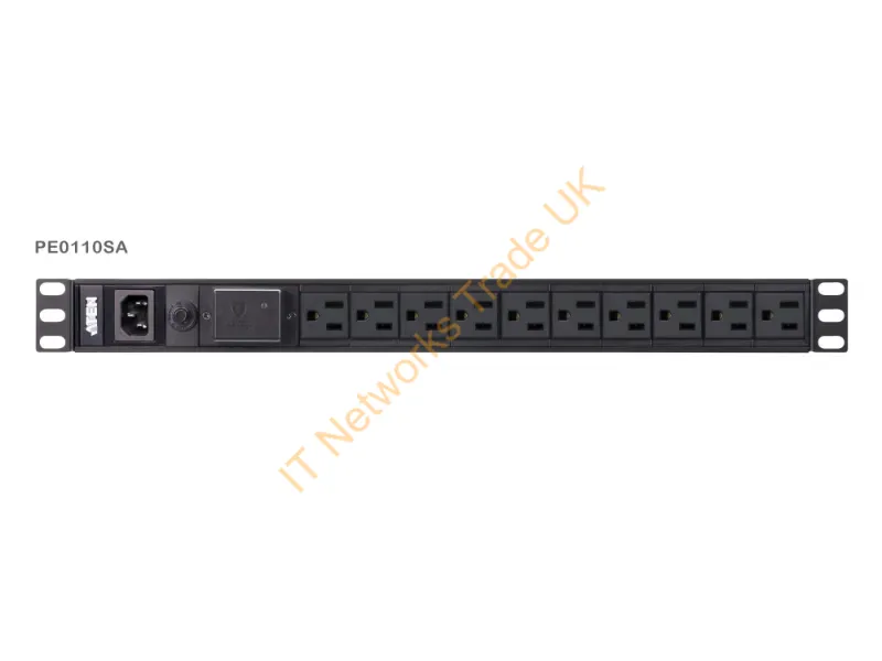 PE0110SA - Aten Pe0110Sa Power Distribution Unit (Pdu) 10 Ac Outlet(S) 1U Black