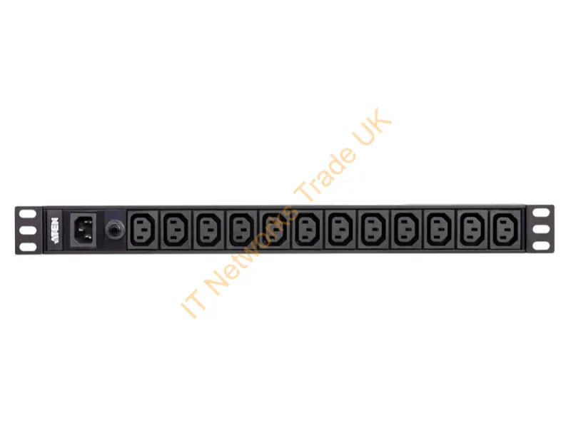 PE0112G - ATEN PE0112G power distribution unit (PDU) 12 AC outlet(s) 1U Black