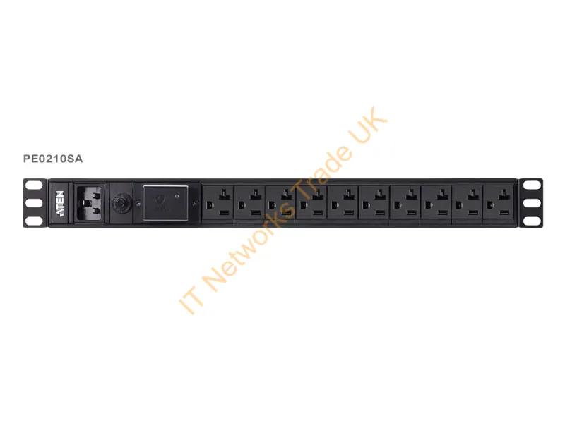 PE0210SA - Aten Pe0210Sa Power Distribution Unit (Pdu) 10 Ac Outlet(S) 1U Black