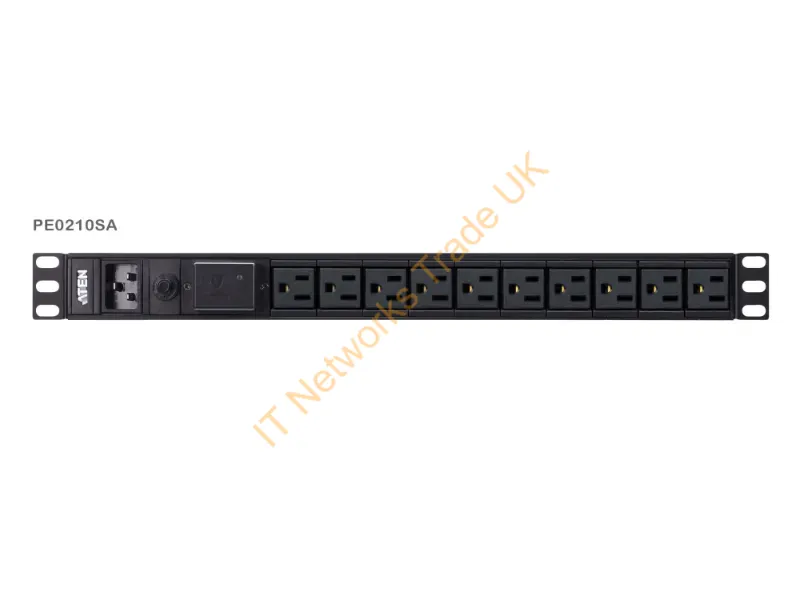 PE0210SG - ATEN PE0210SG power distribution unit (PDU) 10 AC outlet(s) 1U Black