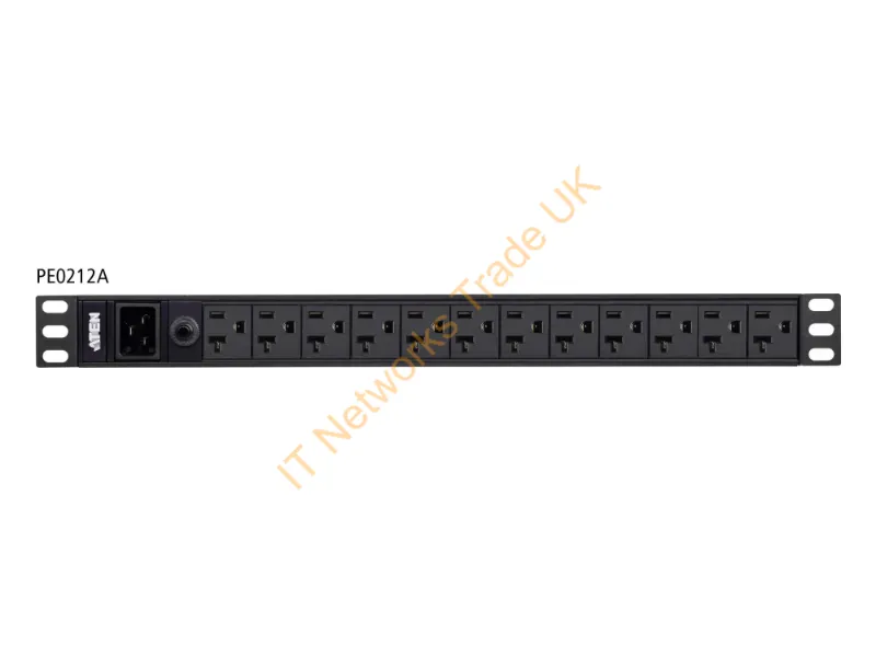 PE0212G-AT-G - ATEN 1U 16A 12Port Basic PDU