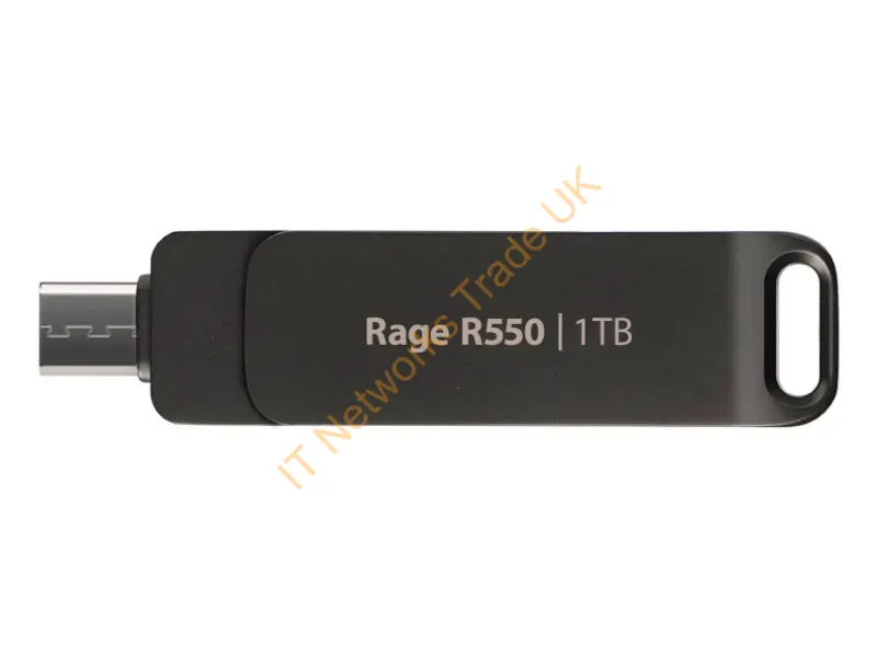 PE1TR550DSAD - Patriot Memory Patriot Rage R550 1Tb Usb 3.2 Gen 1 Swing Type-A+C Dark Shadow