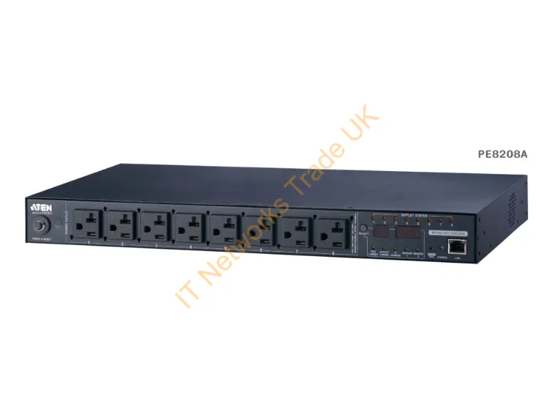 PE8208AV - ATEN PE8208AV power distribution unit (PDU) 8 AC outlet(s) 1U Black
