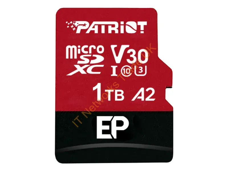PEF1TBEP32MCX - Patriot Memory Patriot Ep Series 1Tb Micro Sdxc V30 A2 (W/O Adaptor)