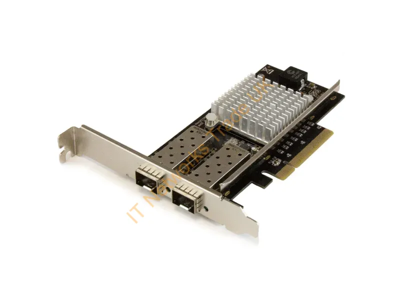 StarTech.com 2-Port 10G Fiber Network Card with Open SFP+ PCIe, Intel Chip Networking Accessory
