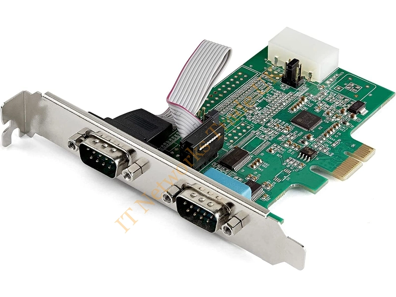 PEX2S952 StarTech 2-Port Native PCI Express RS232 Serial Network Adapter Card with 16950 UART