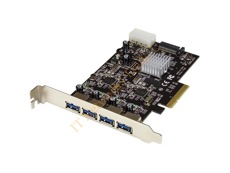 StarTech.com 4-Port USB 3.1 (10Gbps) Card 4x USB-A with Two Dedicated Channels PCIe Accessory