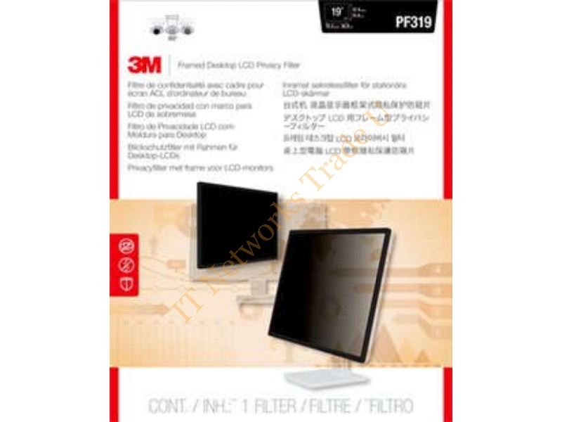 PF190C4F - 3M PF190C4F 19" Monitor Framed display privacy filter Monitor Accessory