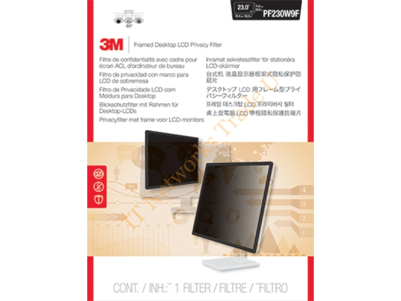 PF230W9F - 3M Framed Privacy Filter for 23.0" Widescreen Monitor Monitor Accessory