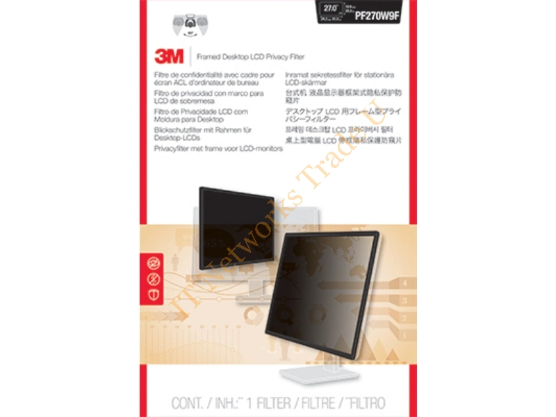 PF270W9F - 3M Framed Privacy Filter for 27.0" Widescreen Monitor Monitor Accessory