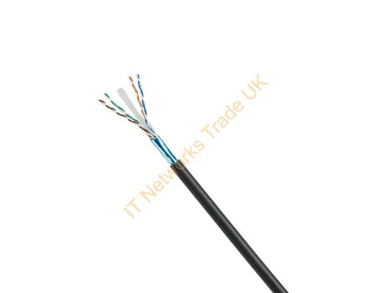 PFO6X04BL-CGZ - Panduit Pfp6X04Bu-Ugz Networking Cable Black 12007.9" (305 M) Cat6 F/Utp (Ftp)
