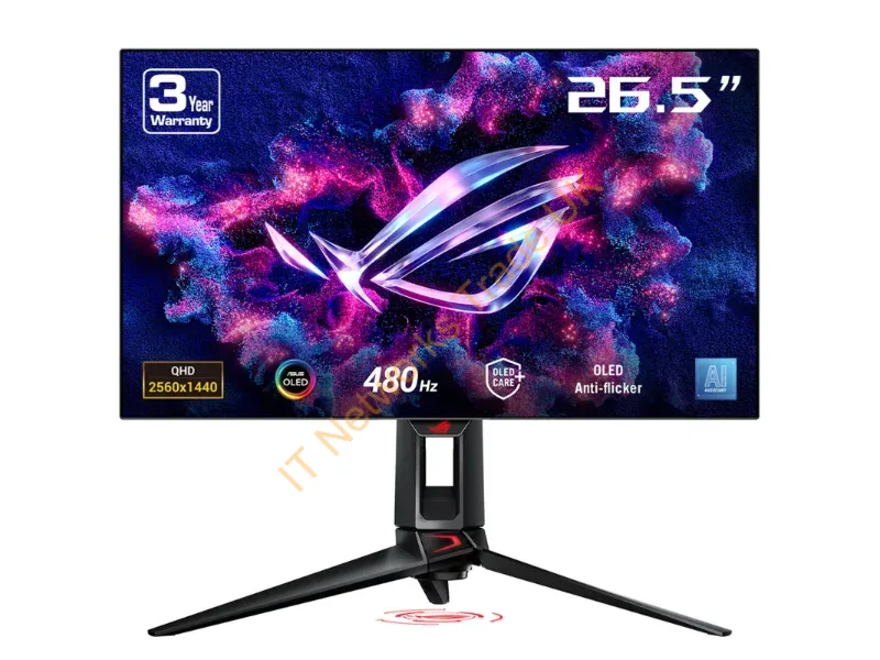 PG27AQDP - Asus Rog Swift Oled Pg27Aqdp Computer Monitor 26.5" 2560 X 1440 Pixels Quad Hd Black