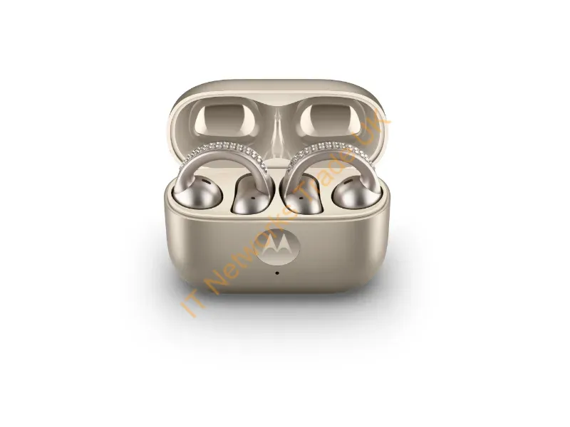 PG38C07172 - Motorola moto buds loop Headset Wireless Ear-clip-on Calls/Music/Sport/Everyday Bluetooth Beige