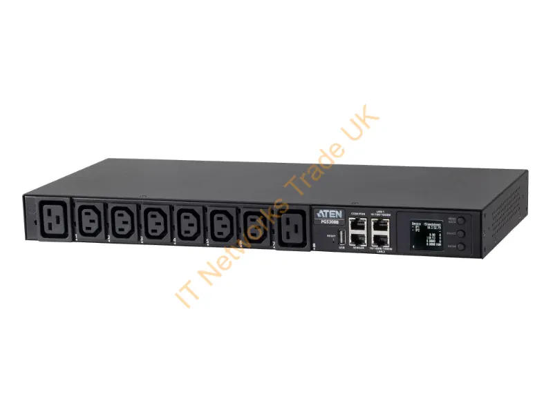 PG5308G-AT - ATEN 32A 8-Outlet 1U Metered eco PDU