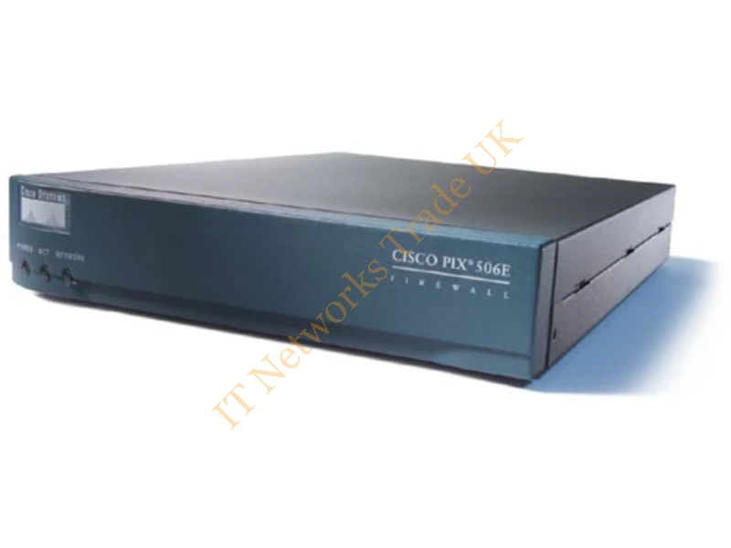 PIX-506E Cisco Firewall 1 x 10/100Base-TX WAN 1 x 10/100Base-TX Security Appliance Network And Security Firewall