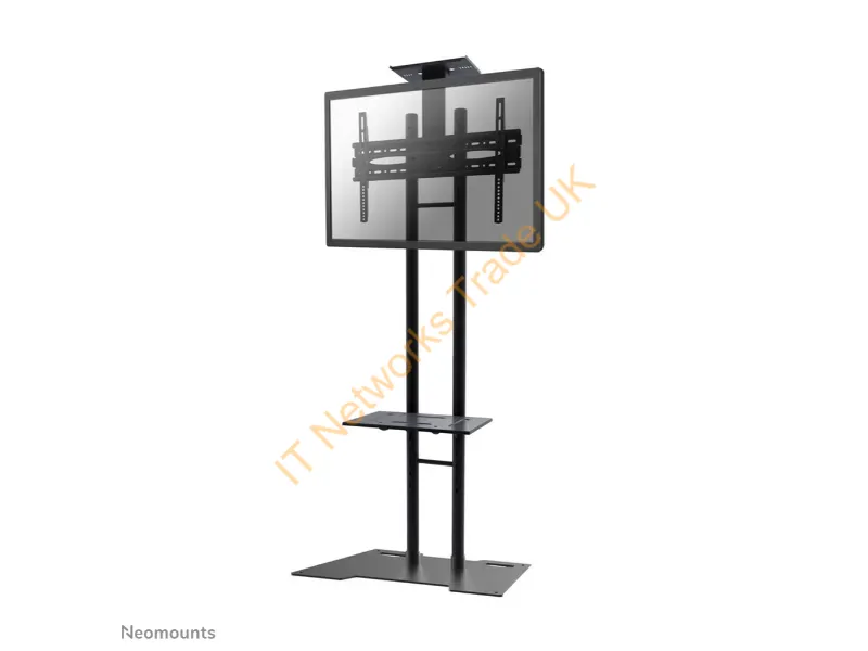 PLASMA-M1700ES - Newstar Monitor/TV Floor Stand for 32-55" screen, Height Adjustable Black Monitor Accessory