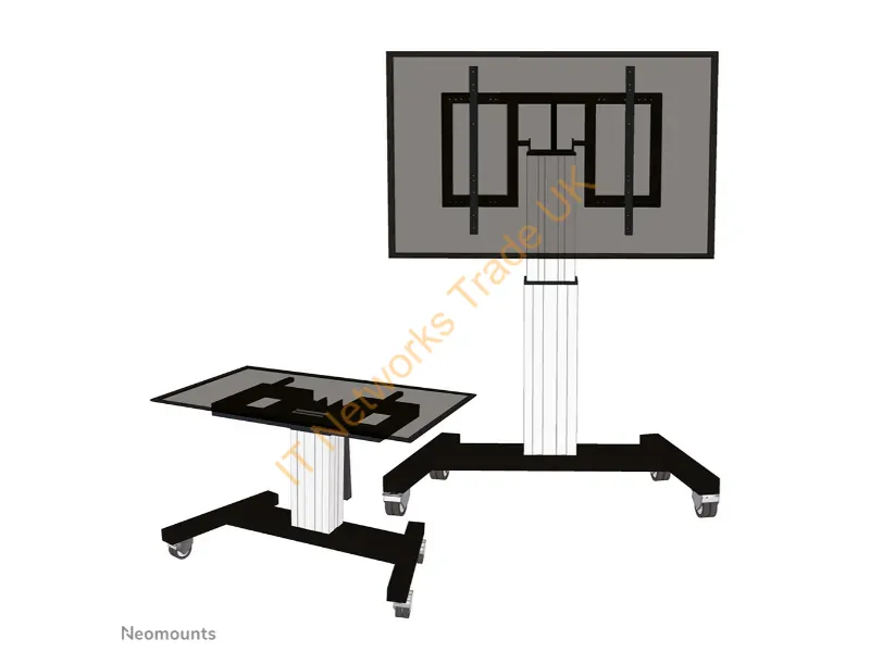 PLASMA-M2500TSILVER - Neomounts PLASMA-M2500TSILVER TV trolley 42-100" motorised table tilt function