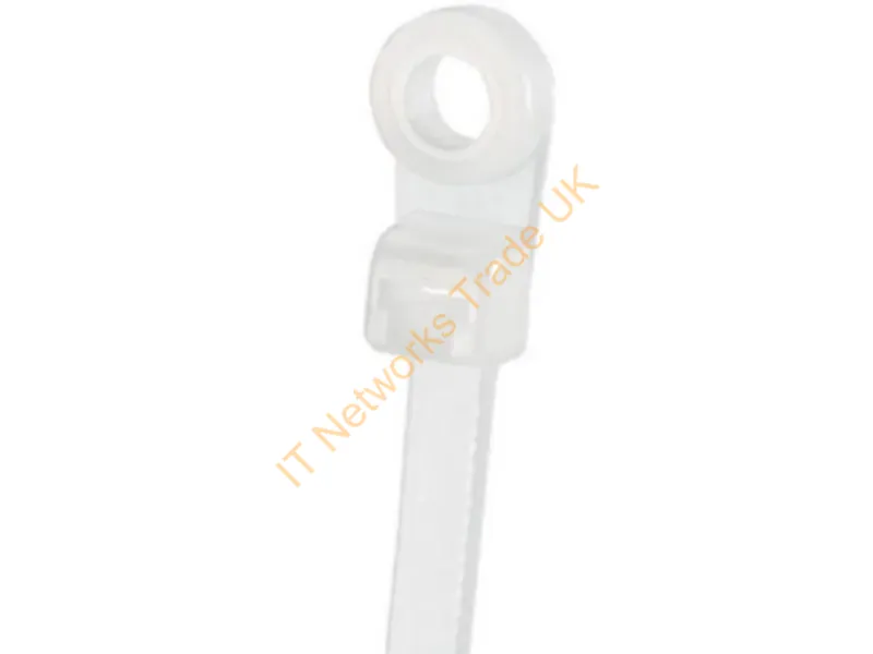 PLC1M-S4-M - Panduit Plc1M-S4-M Cable Tie Screw Mount Cable Tie Nylon White 1000 Pc(S)