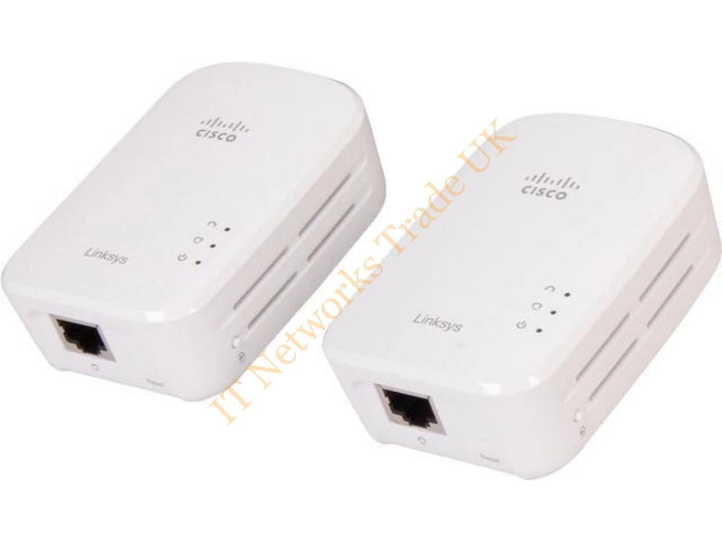 PLEK500 Linksys Powerline HOMEPLUG AV2 Single Port Gigabit Ethernet Kit Network Adapter